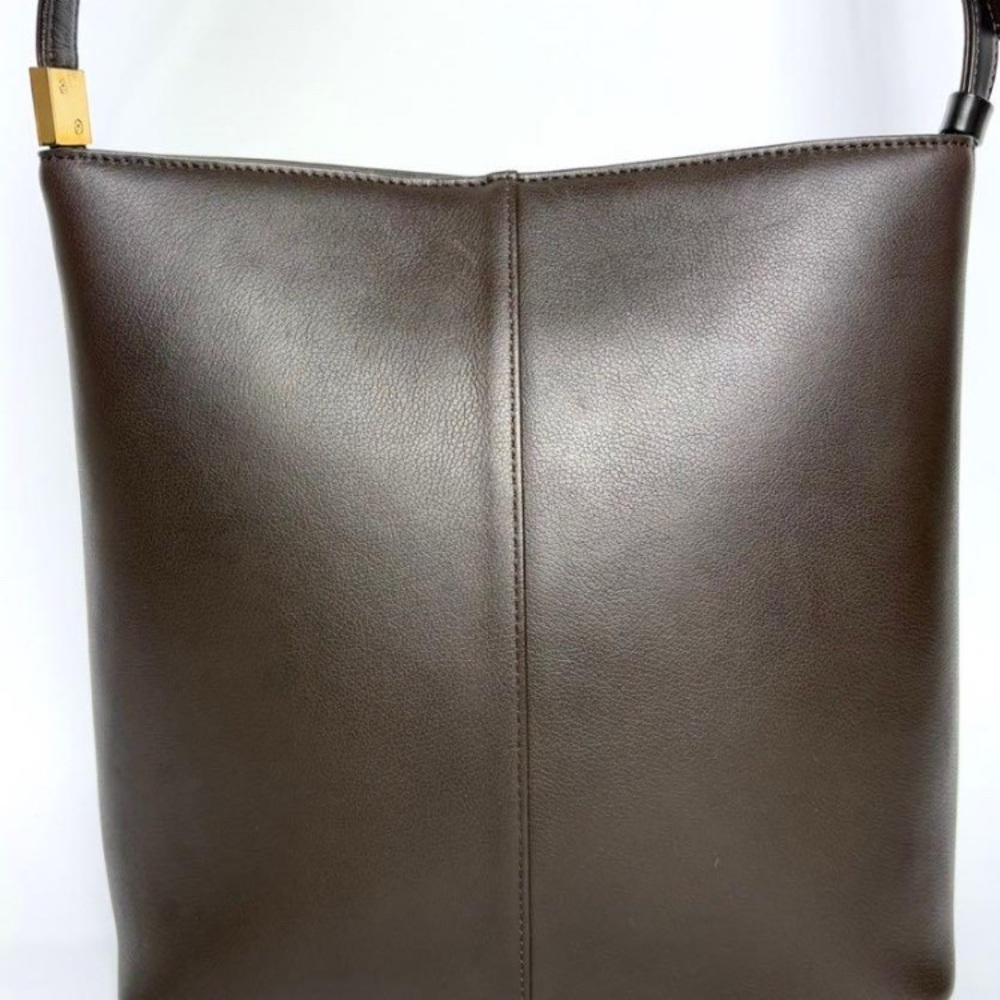 Burberry Brown Vintage Leather Shoulder Bag - Picture 2 of 11